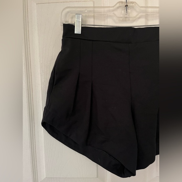 NWT Allison Izu diamond head short black twill pointe shorts size small - Picture 4 of 7